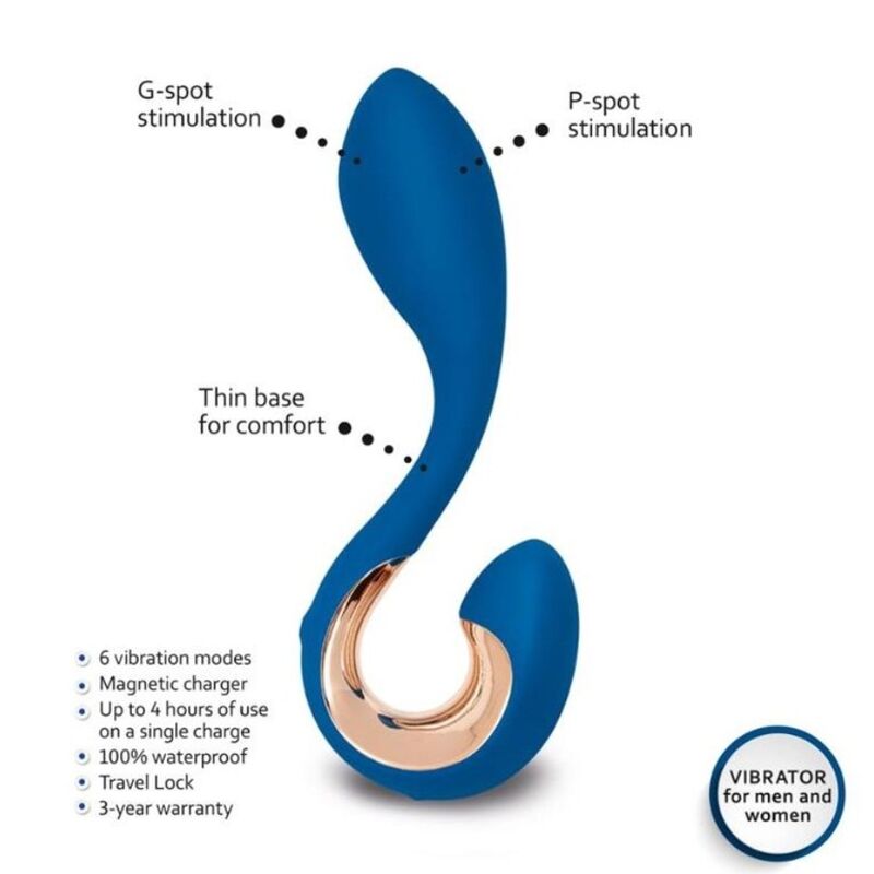 G-VIBE - GPOP 2 INDIGO BLUE GYP SPOT VIBRATOR