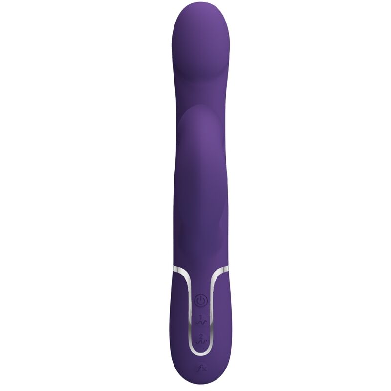 PRETTY LOVE - ZALIN 4-IN-1 PURPLE RABBIT PEARL VIBRATOR