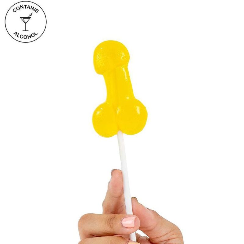 SECRETPLAY - Gummy Penis Lollipop with Alcohol and Pineapple Colada