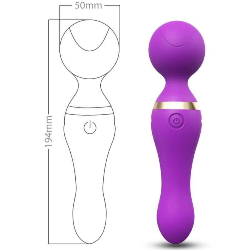 ARMONY - FREEZA MASSAGER & VIBRATOR FLEXIBLE HEAD VIOLET