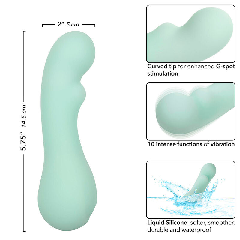 CALEXOTICS - PACIFICA BORA BORA G-SPOT STIMULATOR 10 AQUA VIBRATIONS