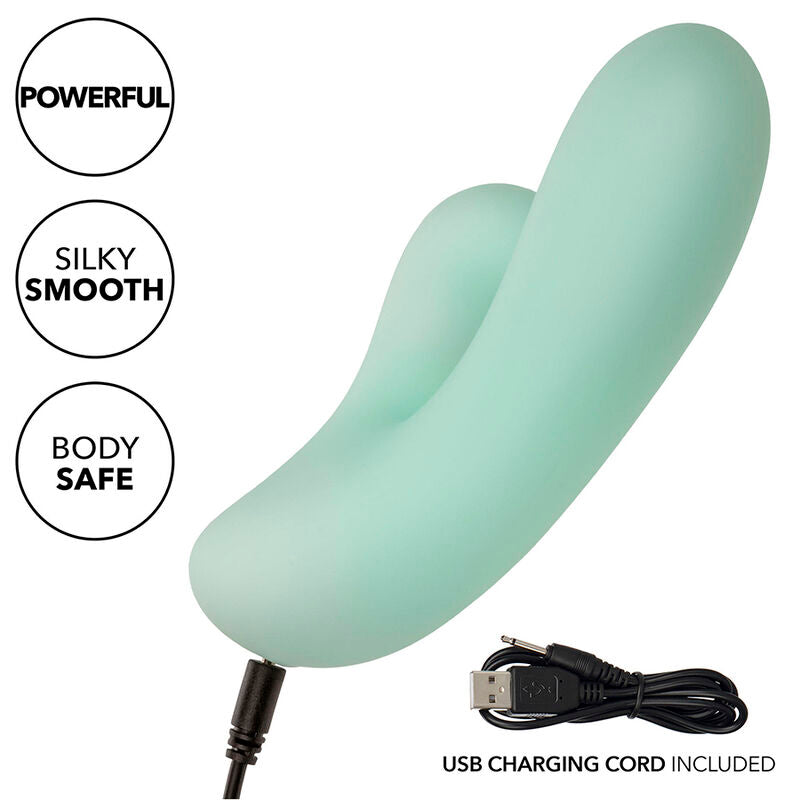CALEXOTICS - PACIFICA FIJI VIBRATOR AND G-SPOT STIMULATOR 10 AQUA VIBRATIONS