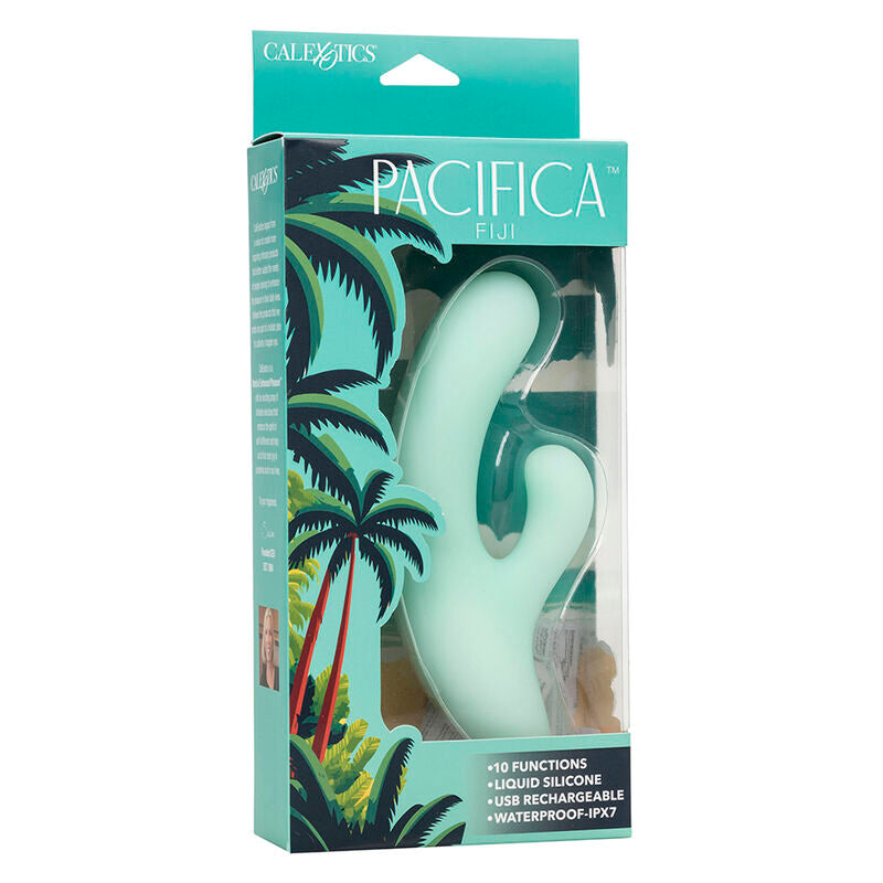 CALEXOTICS - PACIFICA FIJI VIBRATOR AND G-SPOT STIMULATOR 10 AQUA VIBRATIONS