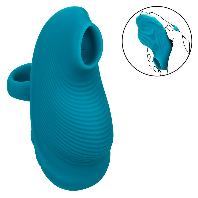 CALEXOTICS - ENVY ROLLING BALL MASSAGER 7 VIBRATIONS BLUE