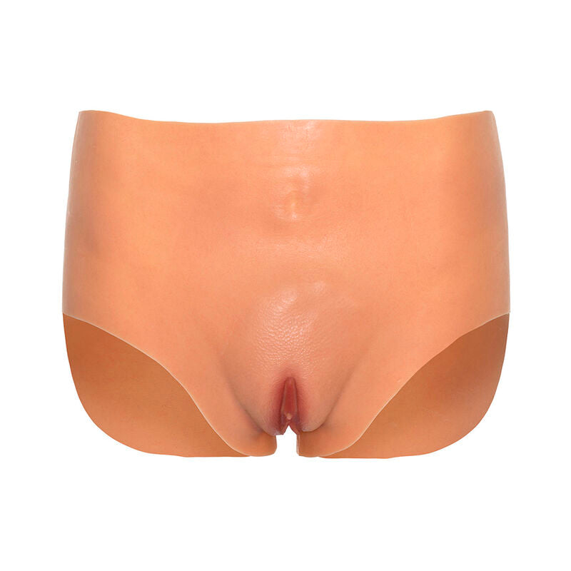 HIDDEN DESIRE - ALTER EGO HIGH WAIST NATURAL OPEN VAGINA PANTIES