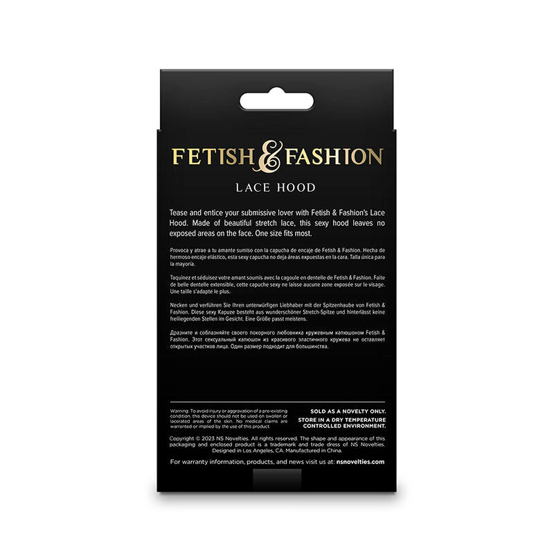 NS NOVELTIES - FETISH & FASHION WHITE LACE BALACLAVA