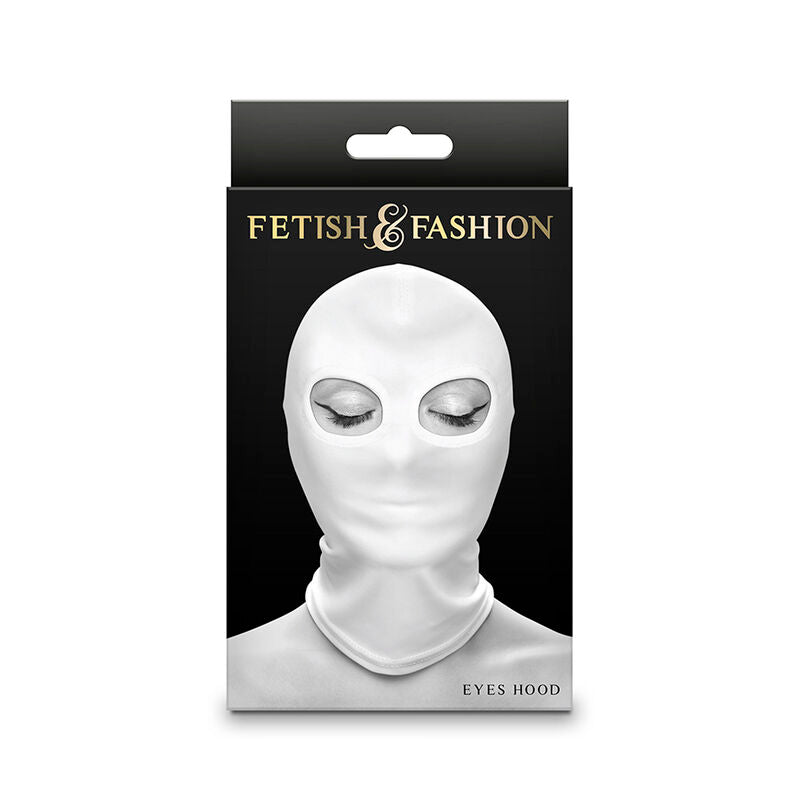 NS NOVELTIES - FETISH & FASHION WHITE NYLON EYE-OPENING BALACLAVA
