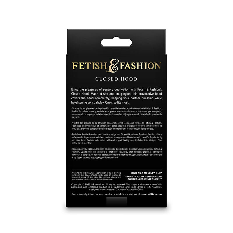 NS NOVELTIES - FETISH & FASHION WHITE NYLON FULL BALACLAVA