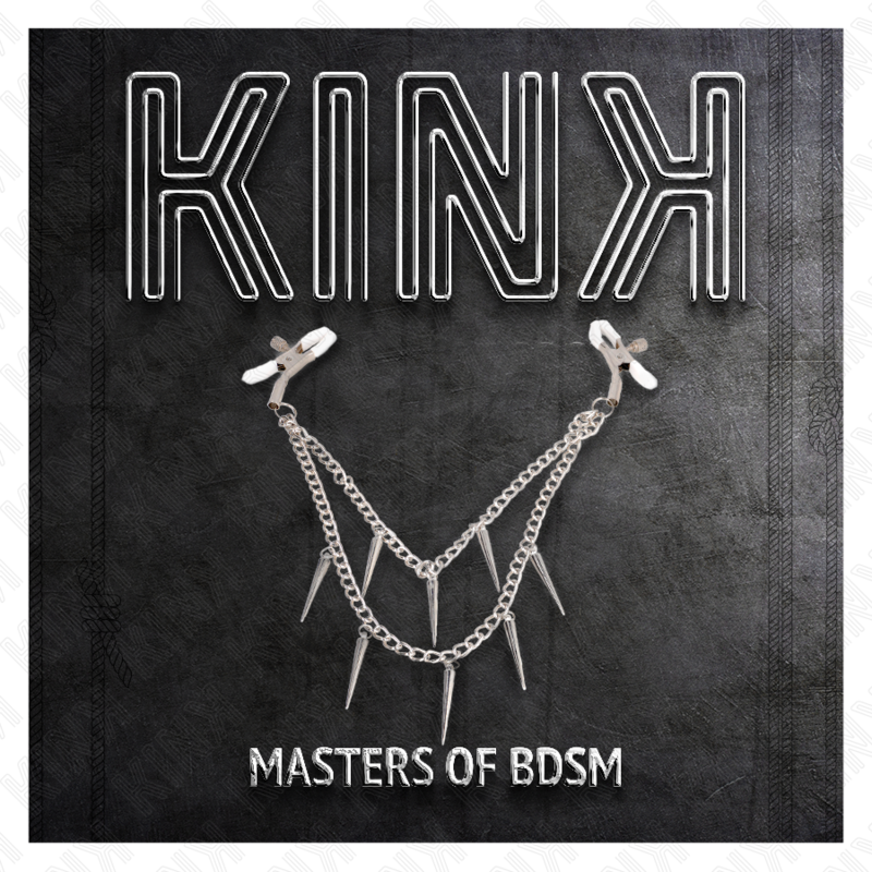 KINK - NIPPLE CLAMPS WITH BARBED CHAIN 30 CM