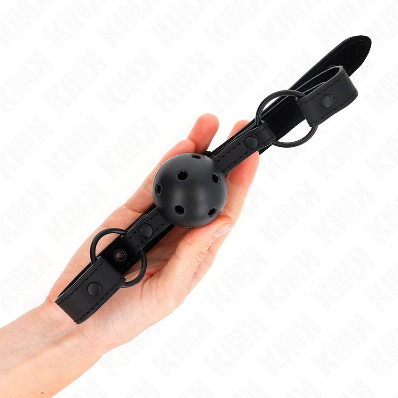 KINK - 4.5 CM NEOPRENE BALL GAG 63.5 X 2 CM ADJUSTABLE 41 X 59 CM