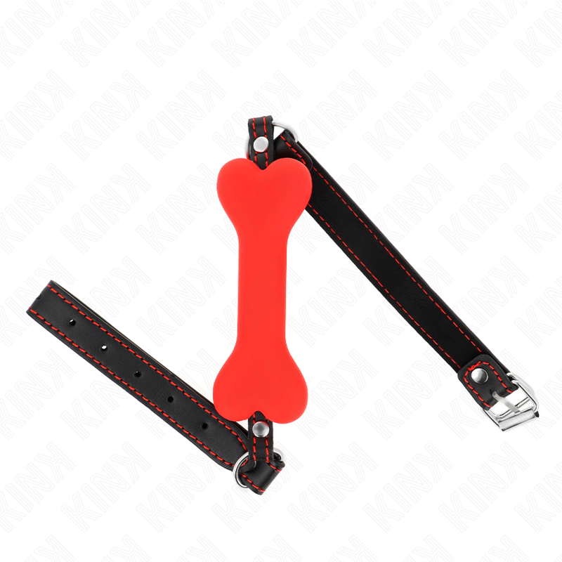 KINK - BONE GAG 12 CM RED 63 x 2 CM