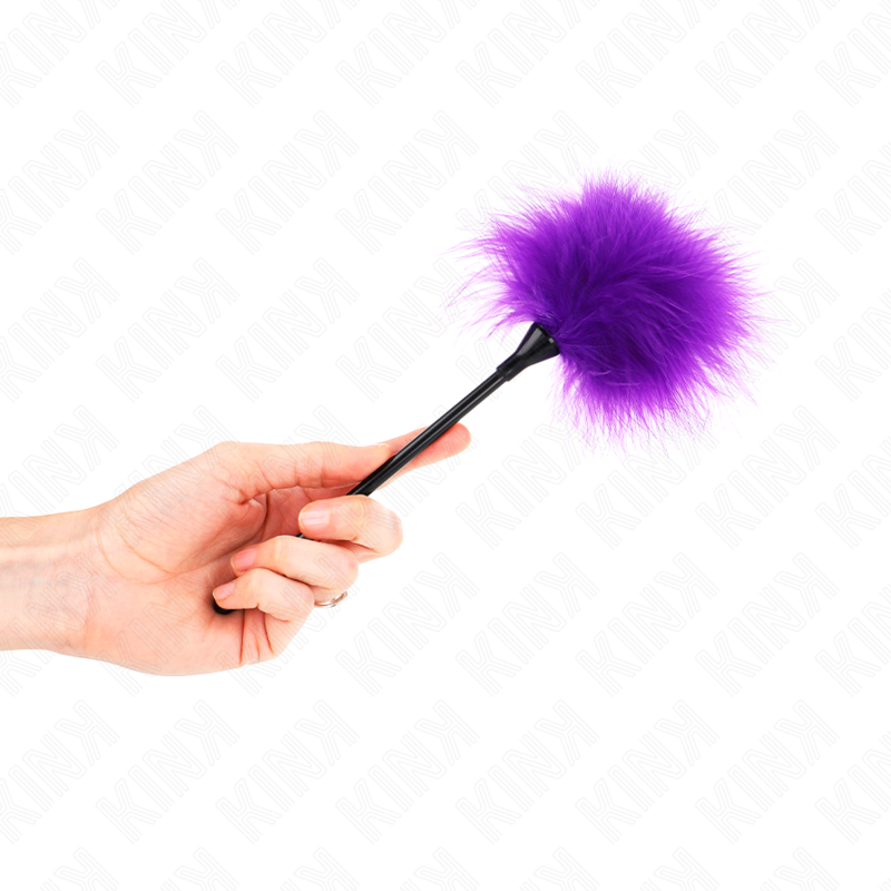 KINK - PURPLE TICKLE FEATHERS USED FOR BONDAGE KIT 27 CM