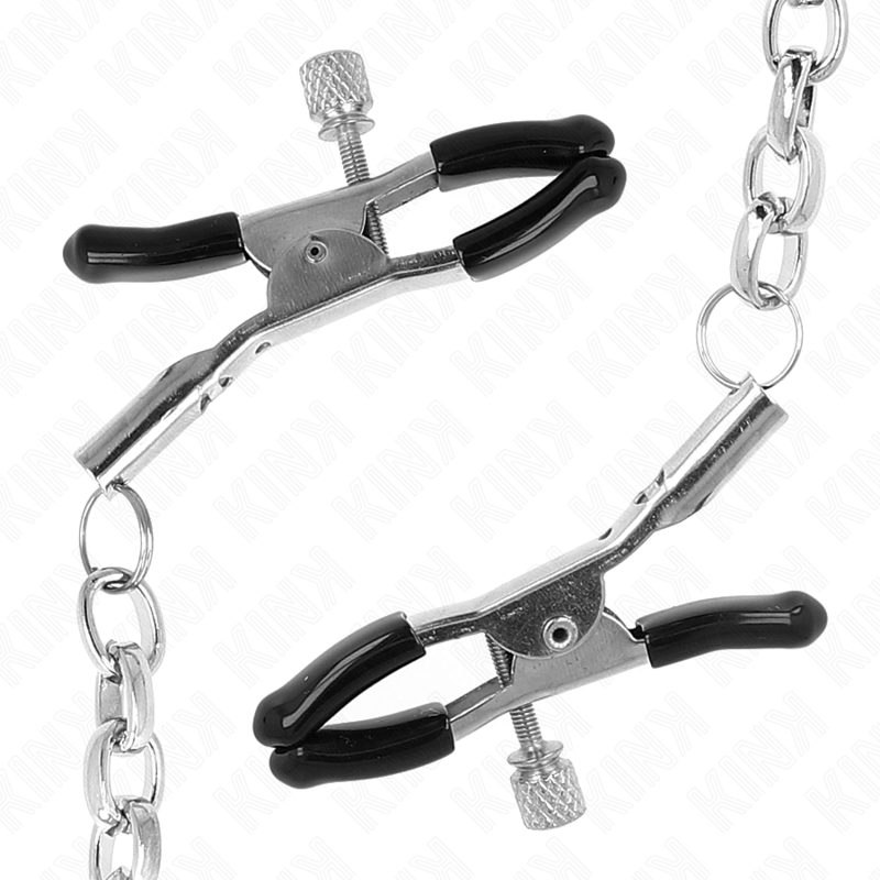 KINK - NIPPLE CLAMPS WITH THICK CHAIN 30 CM