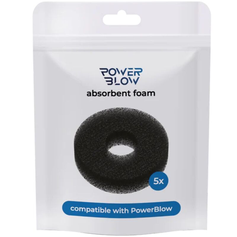 KIIROO - POWER BLOW ABSORBENT REPLACEMENT FOAM 5 UNITS