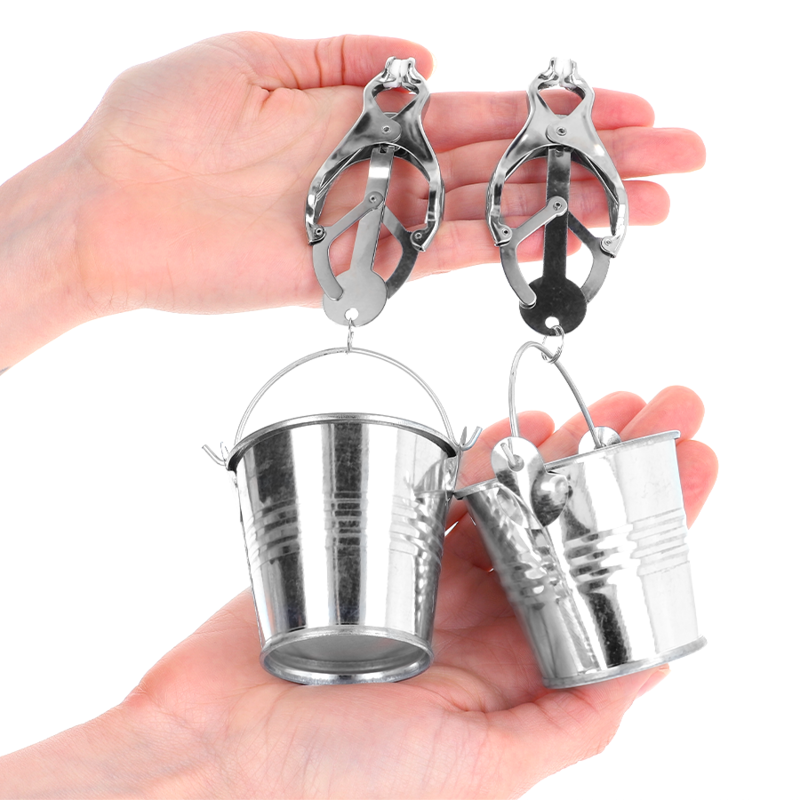 KINK - JAPANESE STYLE NIPPLE CLAMPS WITH SILVER CUBES