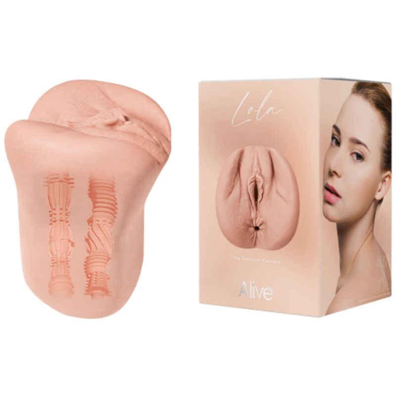 ALIVE - LOLA DOUBLE MALE MASTURBADOR VAGINA & ANUS SUPER REALISTIC NATURAL