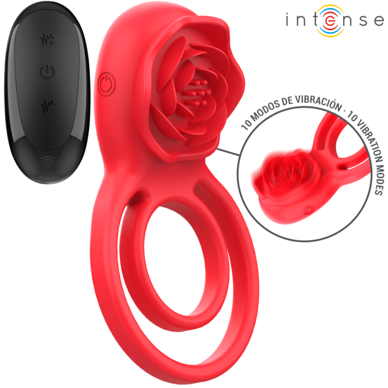 INTENSE - GAIL PINK STIMULATING 10 VIBRATIONS RED REMOTE CONTROL