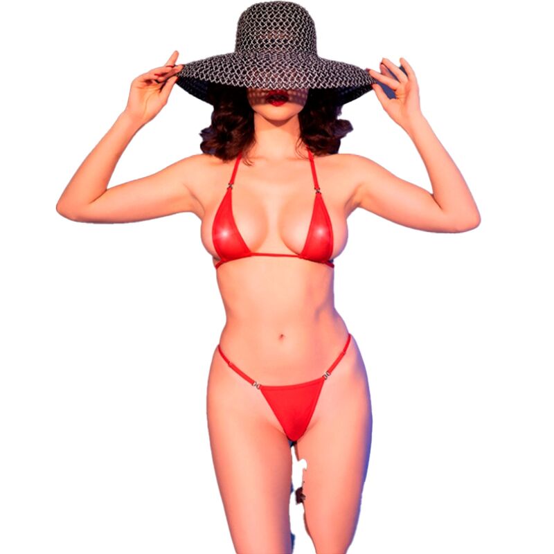 CHILIROSE - CR 4840 RED MICRO BIKINI S/M