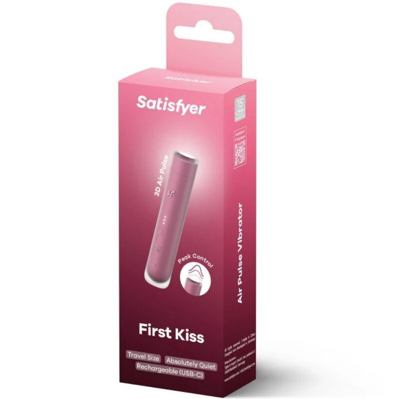 SATISFYER - FIRST KISS GARNET WAVE CLITORIS STIMULATOR