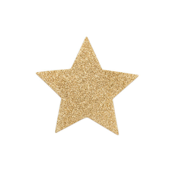 BIJOUX - INDISCRETS FLASH GOLDEN STAR NIPPLE SHELTERS