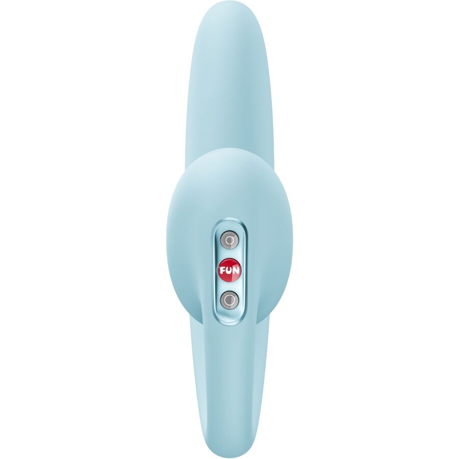 FUN FACTORY - CRESCENDO DOBLE VIBRADOR INSERTABLE AIR PULSE AZUL