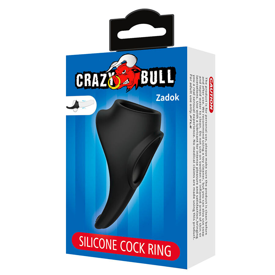 CRAZY BULL - ZADOK ANILLO ERGONÓMICO CON ESTIMULADOR DE PERINÉ