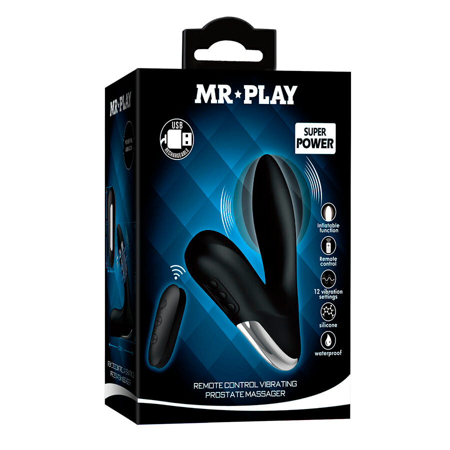 MR PLAY - MASAJEADOR DE PRÓSTATA CON VIBRACIÓN CONTROL REMOTO