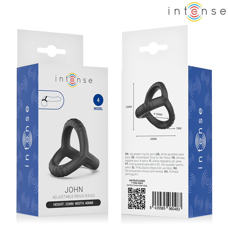 INTENSE - JOHN ANILLO TRIPLE AJUSTABLE MODELO 4