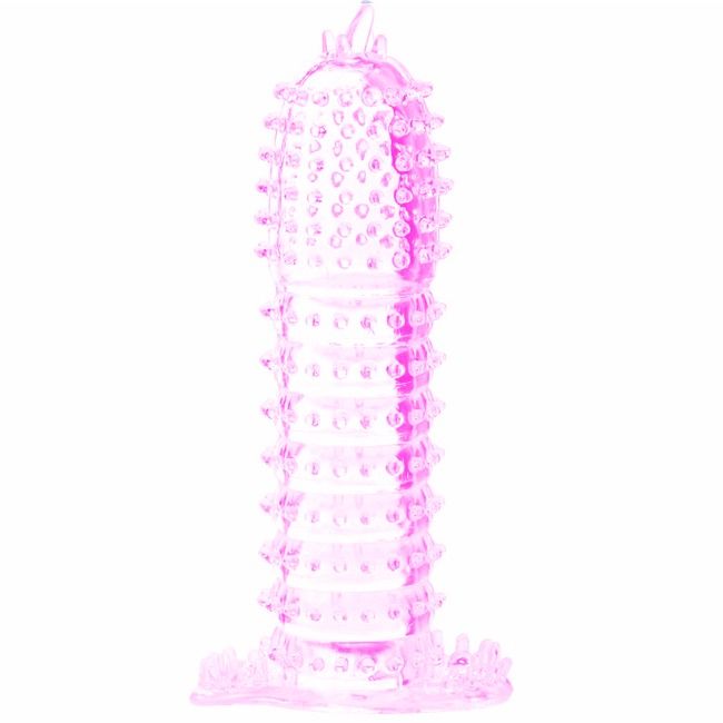 DANCE - PINK PENIS SLEEVE WITH STIMULATING POINTS 14 CM
