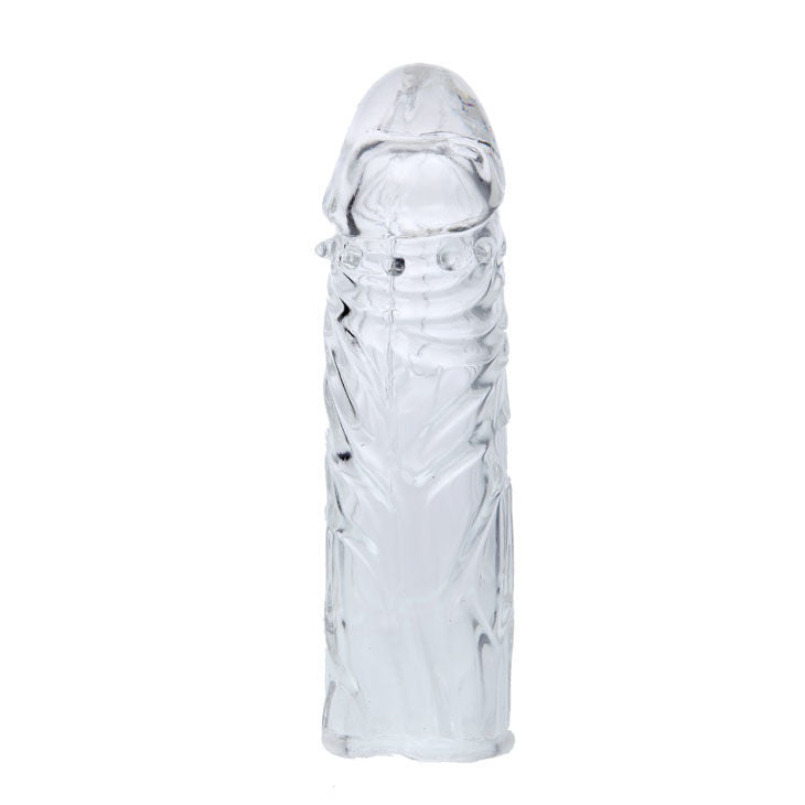 DANCE - TRANSPARENT SILICONE PENIS SLEEVE 13 CM