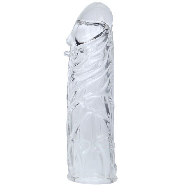 DANCE - TRANSPARENT SILICONE PENIS SLEEVE 13 CM
