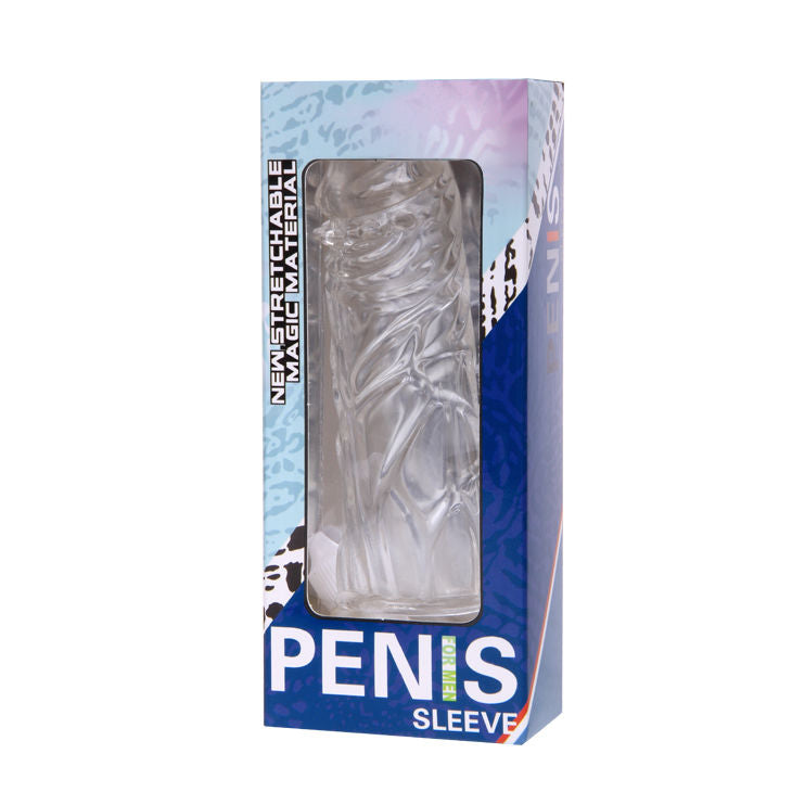 DANCE - TRANSPARENT SILICONE PENIS SLEEVE 13 CM