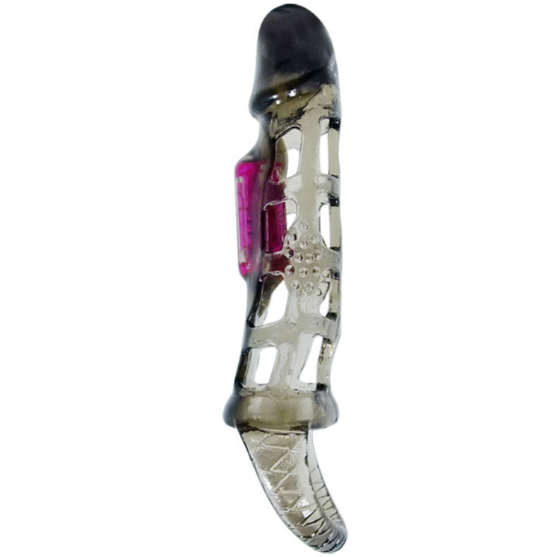 DANCE - VIBRATING PENIS EXTENSION SLEEVE WITH STRAP 13.5 CM