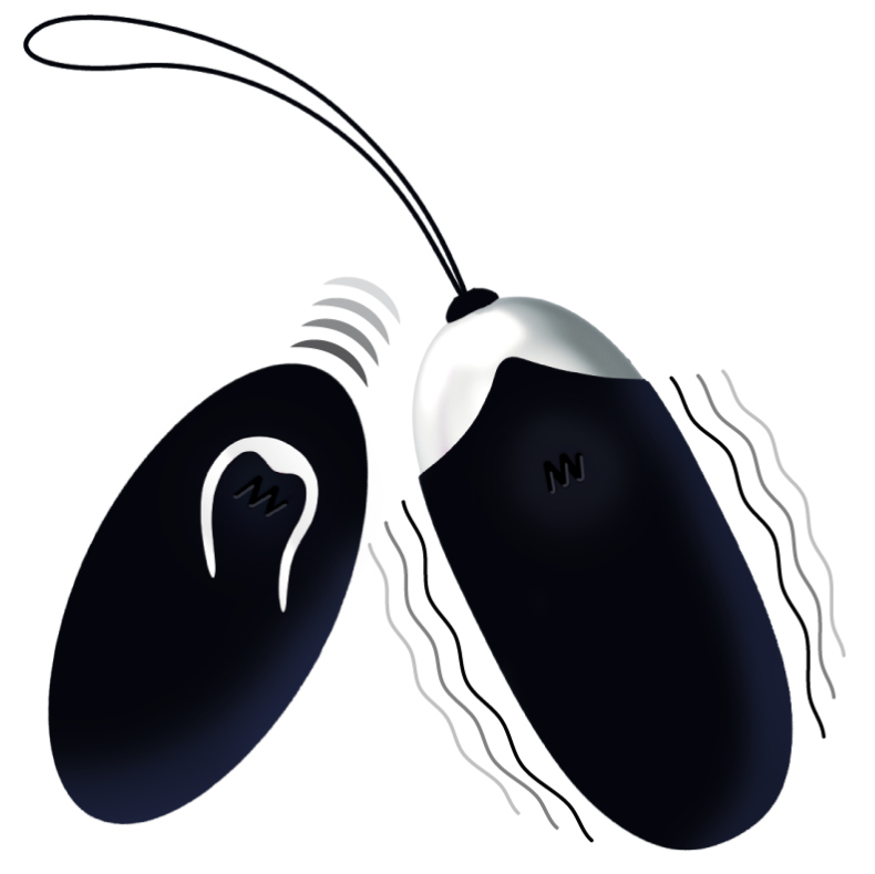 INTENSE - FLIPPY II RECHARGEABLE EGG REMOTE BLACK