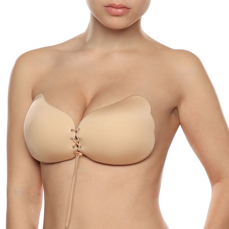 BYE-BRA - LACE-IT PUSH-UP BEIGE BRA CUP A