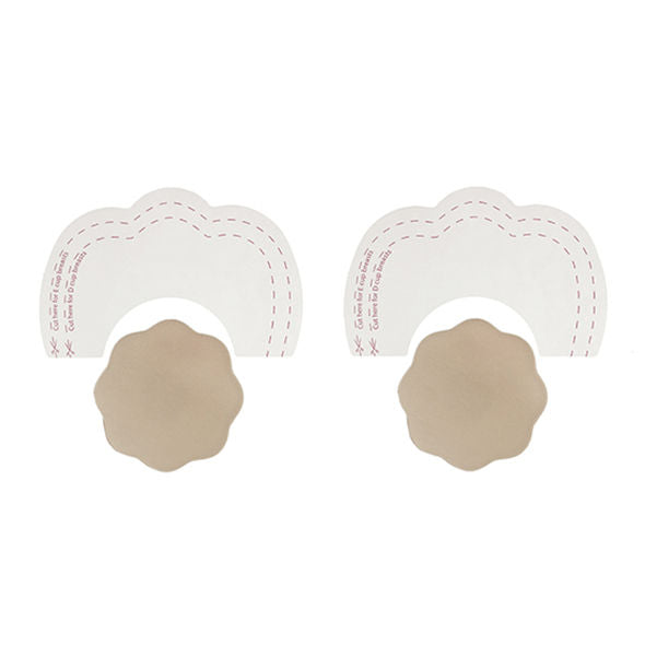 BYE-BRA - BREAST ENHANCER + SILICONE NIPPLE COVERS CUP D/F
