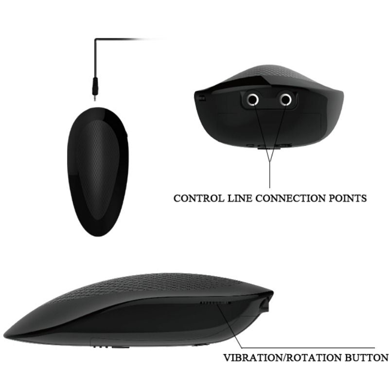 DANCE - REALISTIC OLIVER VIBRATOR WITH ROTATION FUNCTION