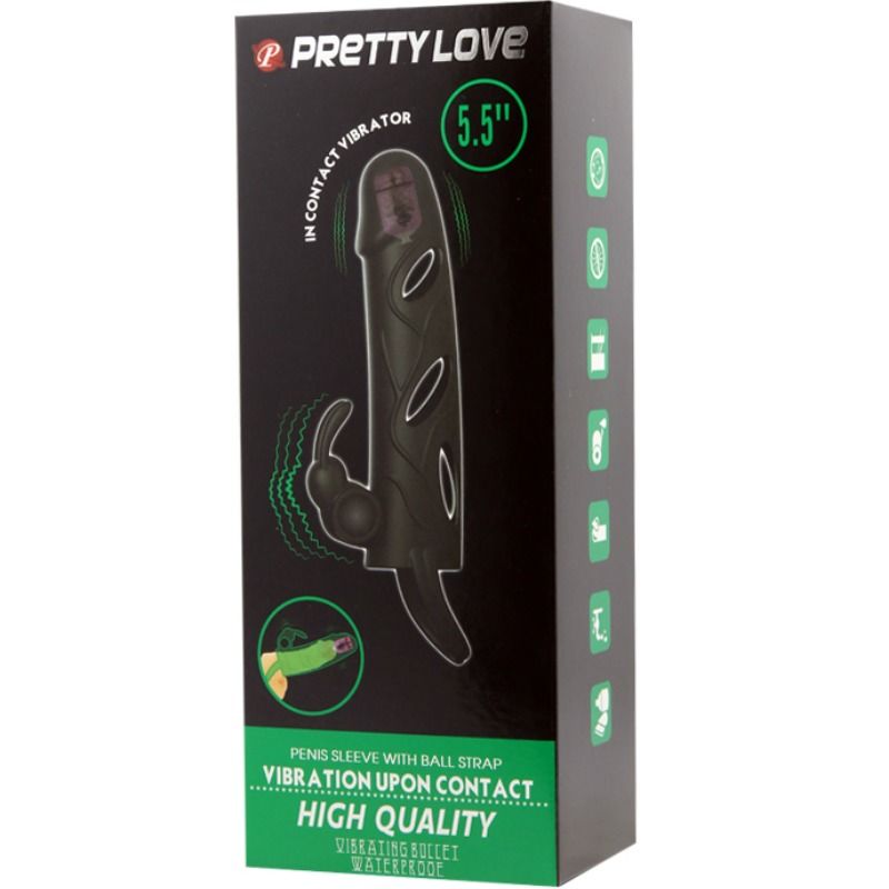 PRETTY LOVE - VIBRATING SILICONE CASE 14 CM 2.0