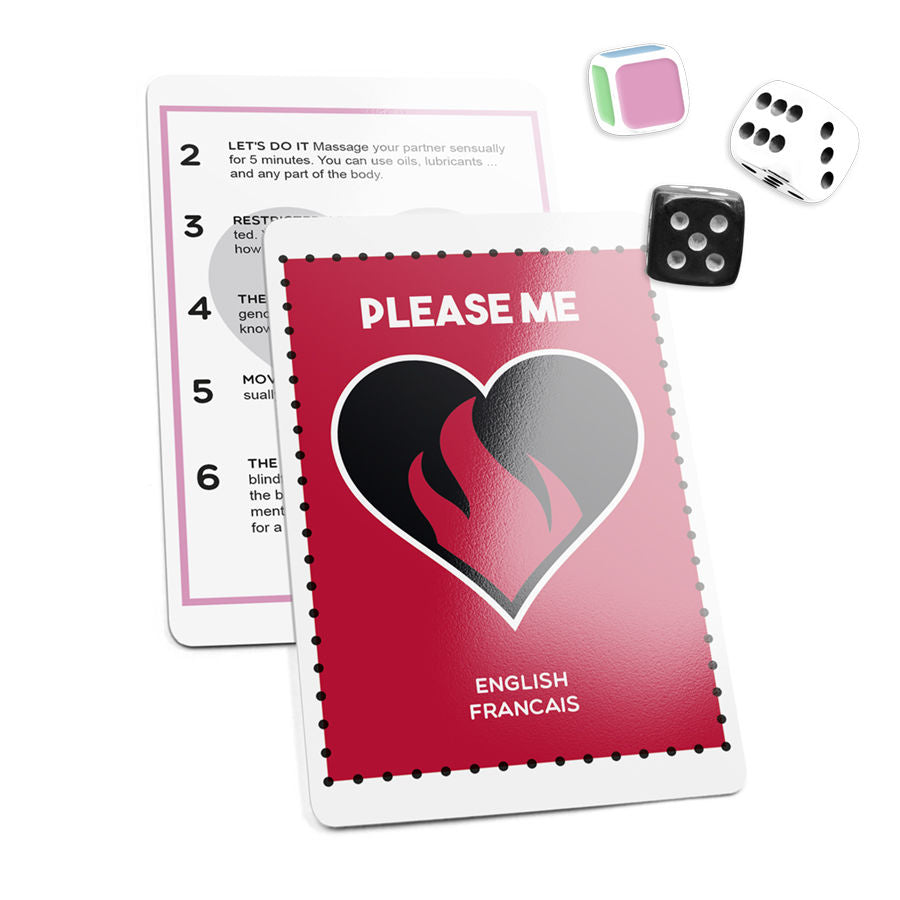 ARIA - PLEASE ME PLAY CARDS + 3 DICE