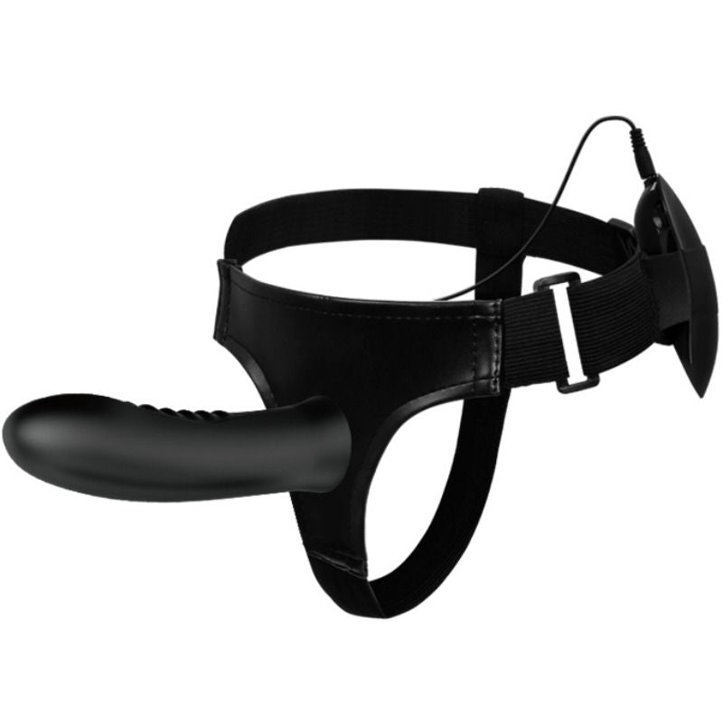 PRETTY LOVE - MYRON STRAP-ON WITH VIBRATION AND HOLLOW DILDO