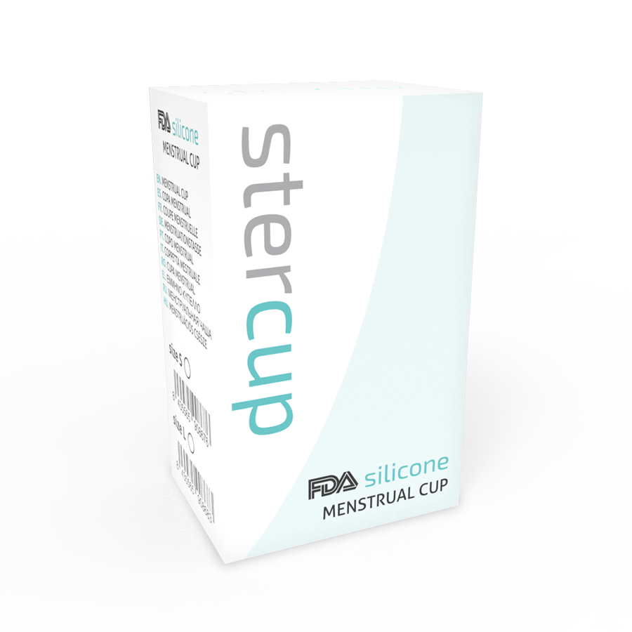 STERCUP - PINK SILICONE FDA MENSTRUAL CUP - SIZE S