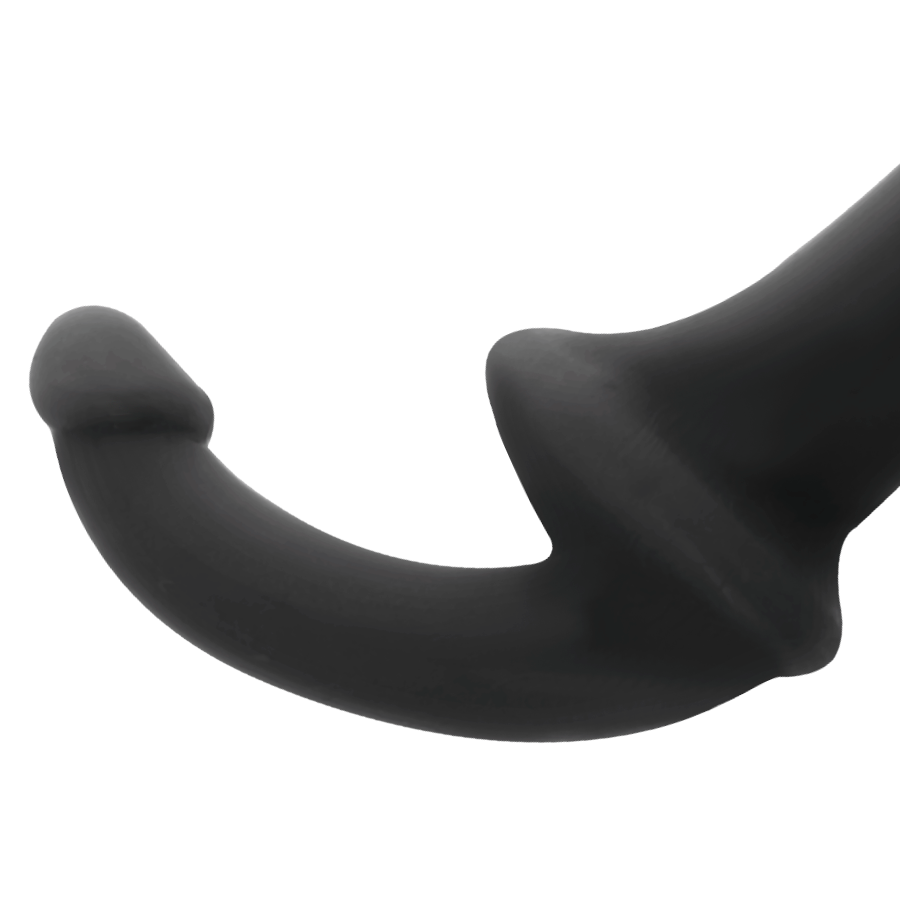 ADDICTED TOYS - BLACK HARNESSLESS DILDO