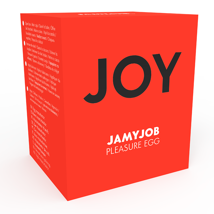 JAMYJOB - DISCREET MASTURBATOR EGG RED JOY VERSION
