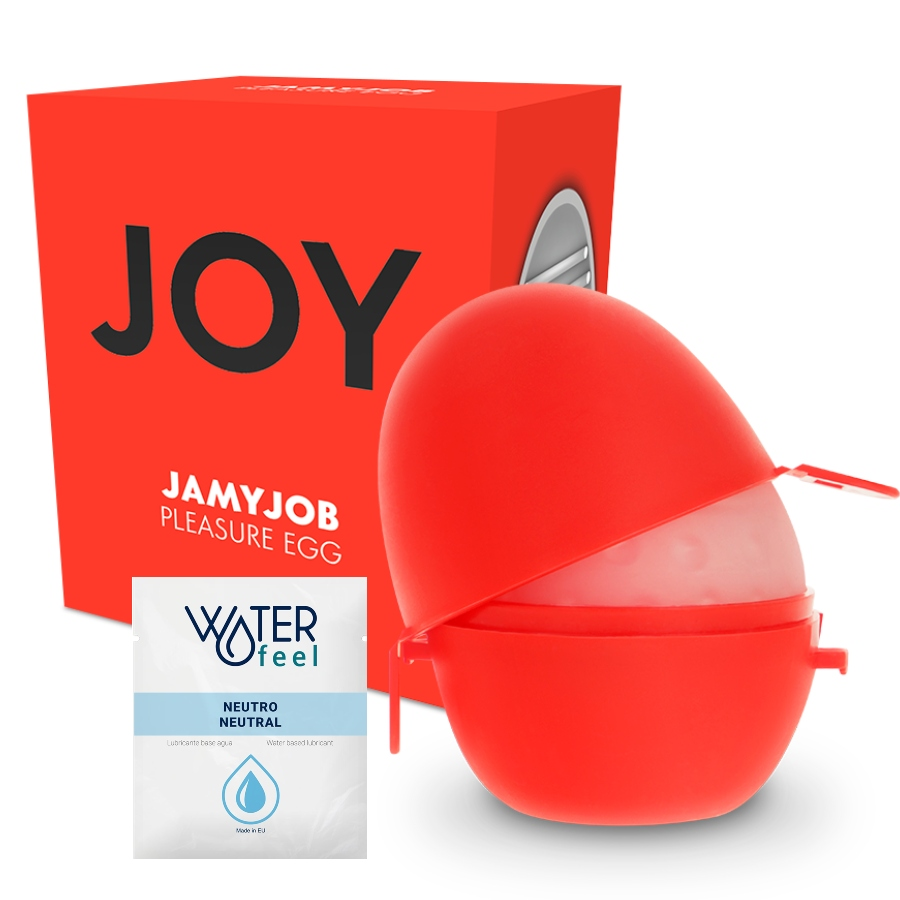 JAMYJOB - DISCREET MASTURBATOR EGG RED JOY VERSION