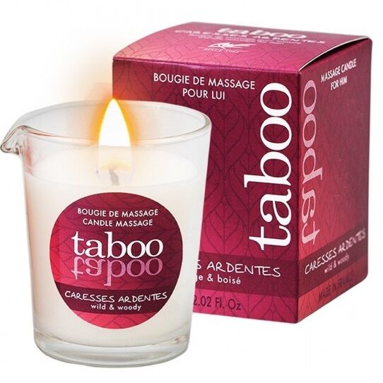 RUF - TABOO MASSAGE CANDLE FOR HIM CARESSES ARDENTES FERN SCENT
