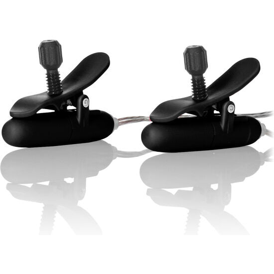 CALEXOTICS - BLACK VIBRATING CLAMPS