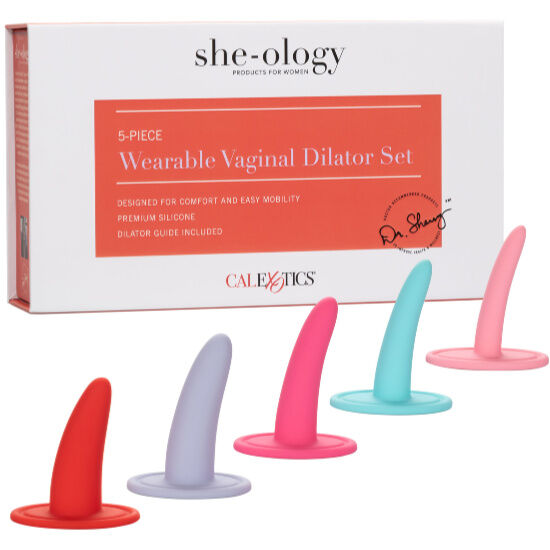 CALEXOTICS - 5PC MULTICOLOR VAGINAL OR ANAL DILATORS KIT