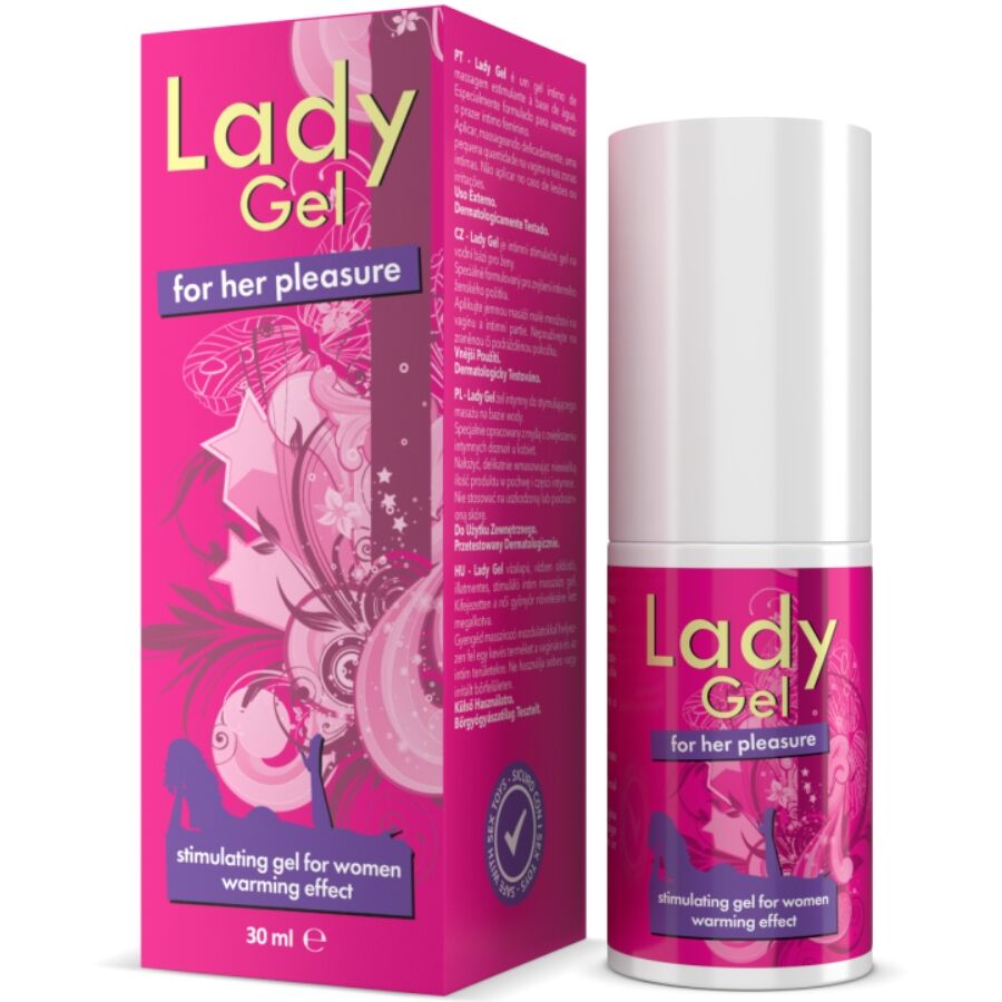 INTIMATELINE - LADY GEL FOR PLEASURE STIMULATING GEL HEAT EFFECT FOR HER 30 ML