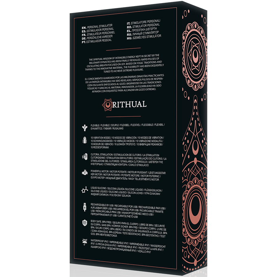 RITHUAL - ANUSARA RECHARGEABLE DUAL MOTOR 2.0 BLACK