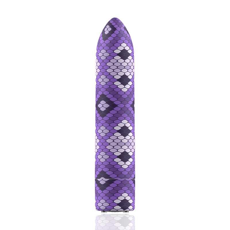 CUSTOM BULLETS - LILAC SNAKE RECHARGEABLE BULLET 10 INTENSITIES